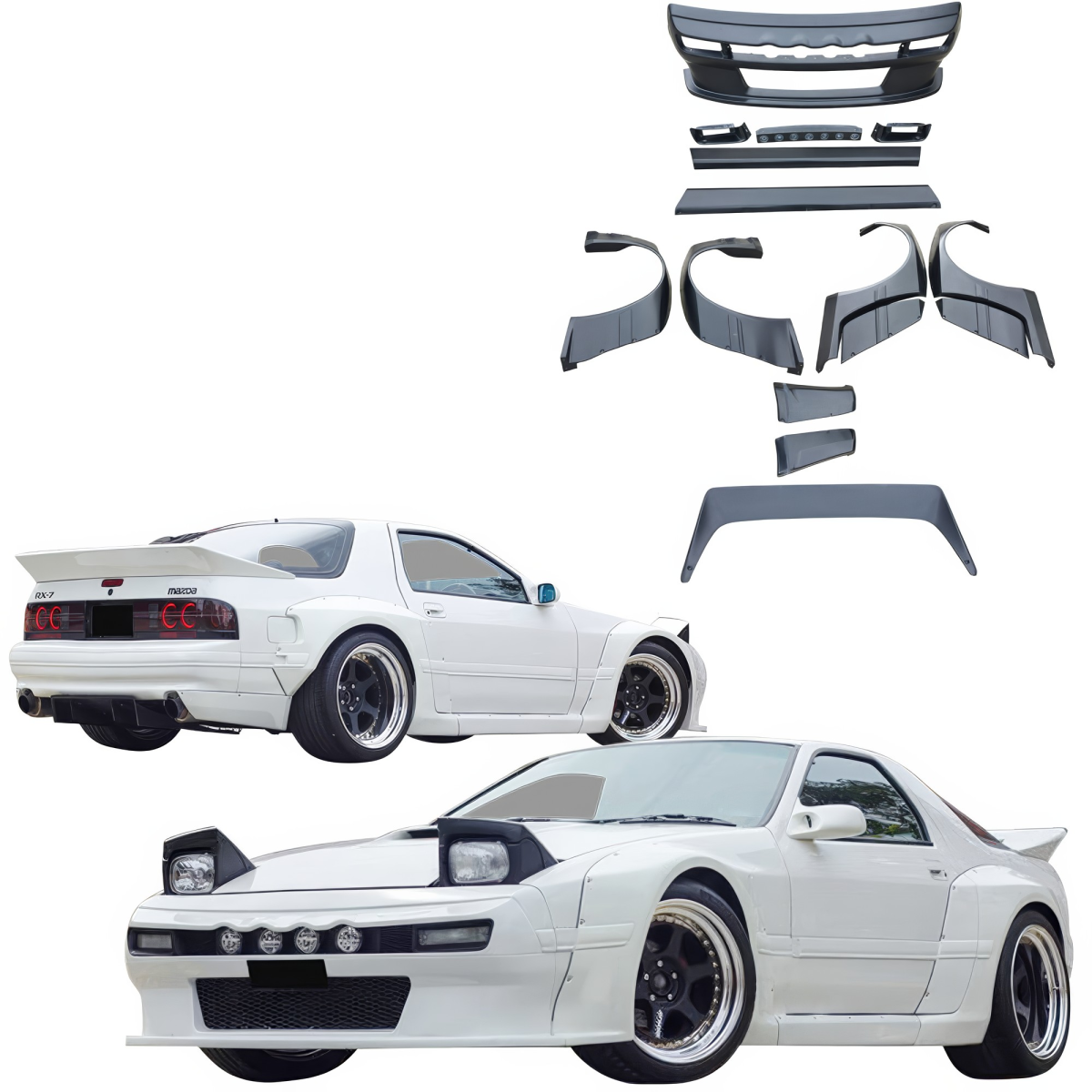 Modify your Mazda RX-7 1986 with our Exterior/Wings - 