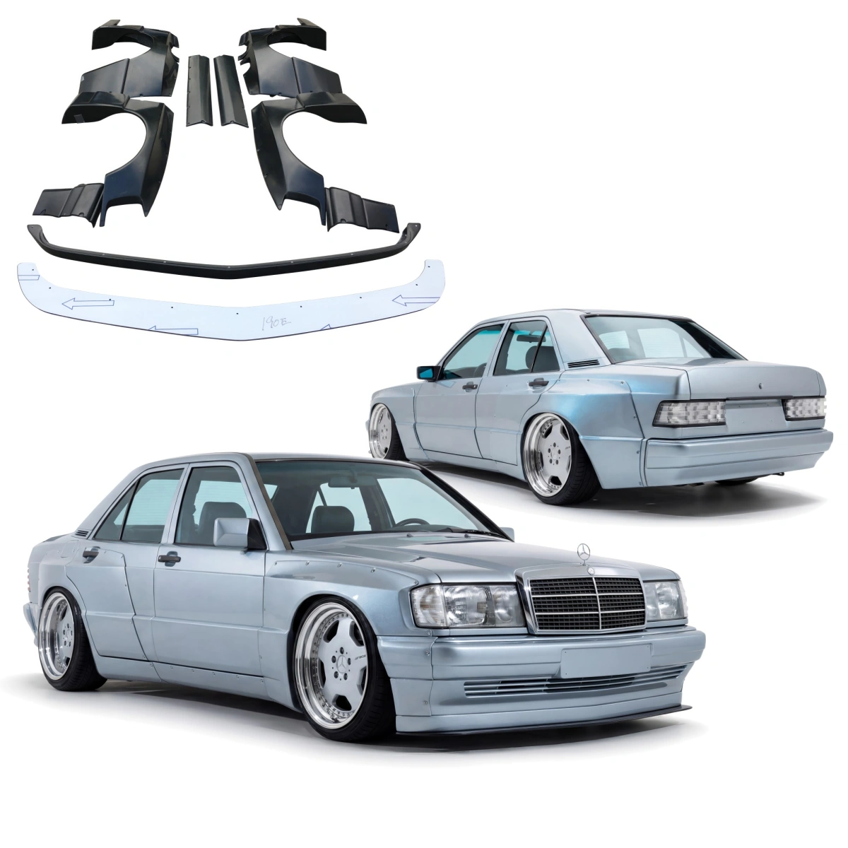 Modify your Mercedes-Benz 190 1988 with our Exterior/Complete Body Kits - 3