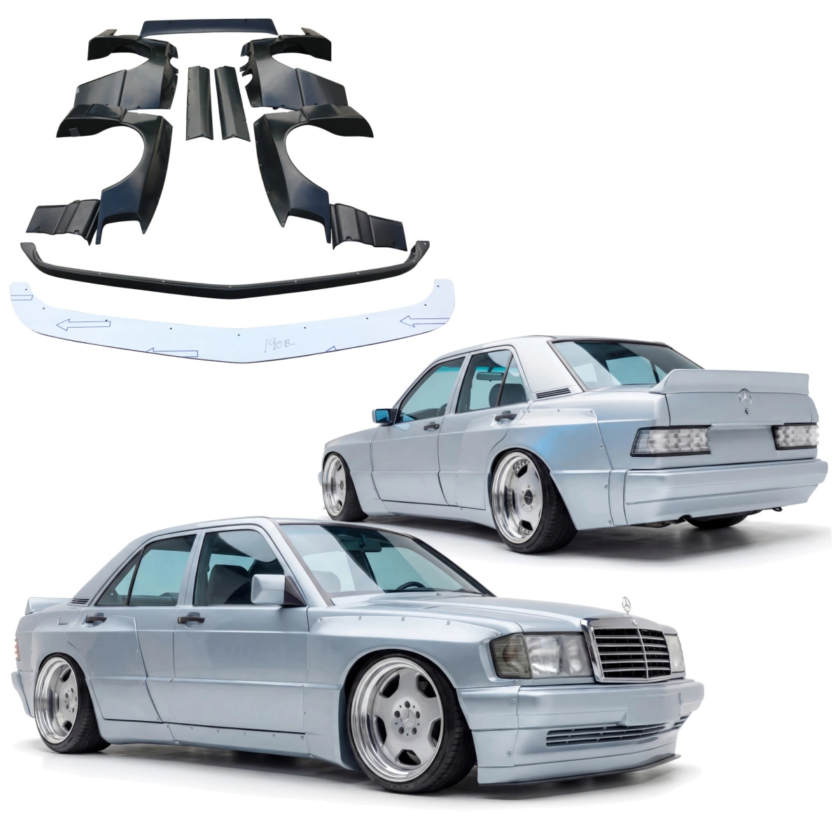 Modify your Mercedes-Benz 190 1988 with our Exterior/Complete Body Kits - 4