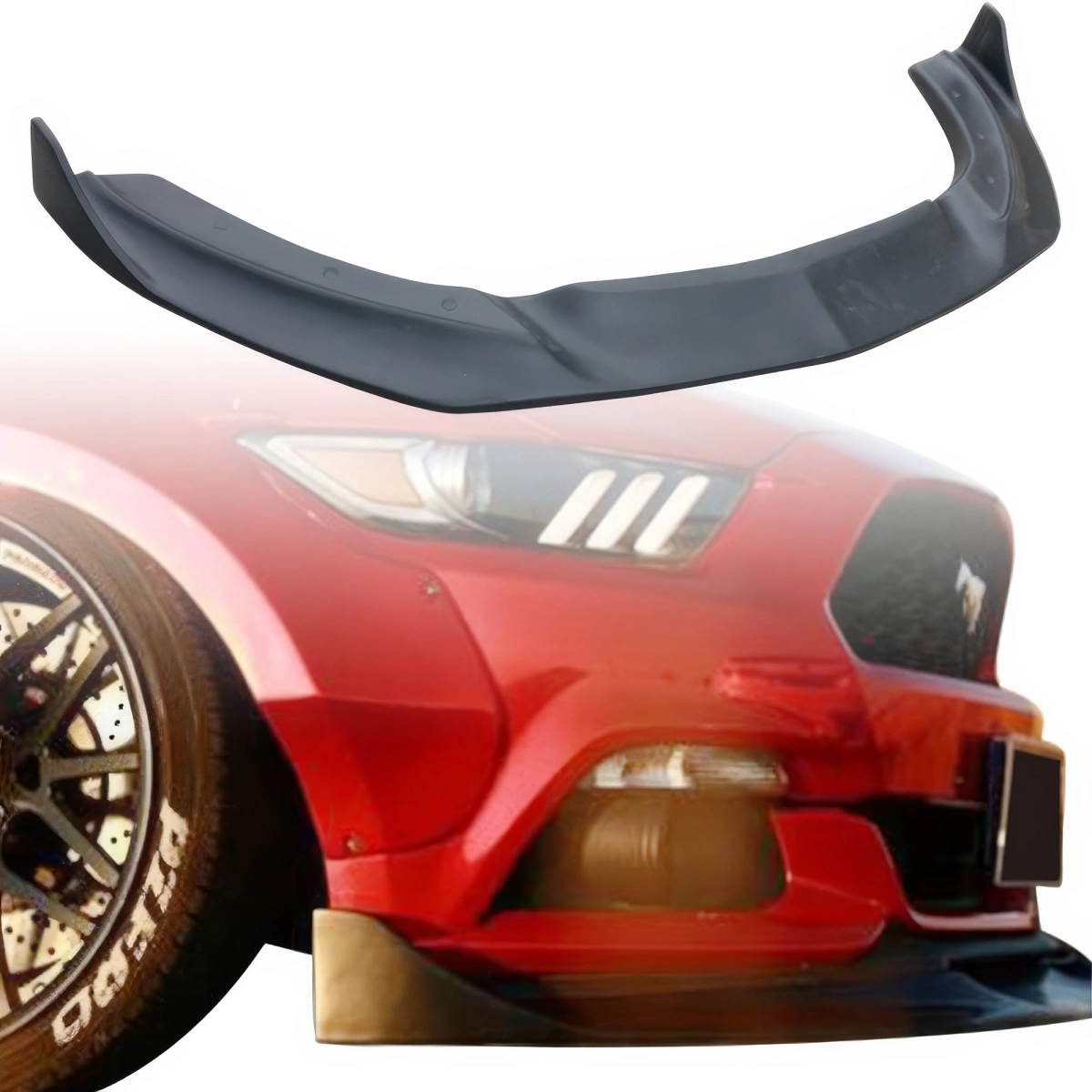 Modify your Ford Mustang 2015 with our Exterior/Front Lips - 1