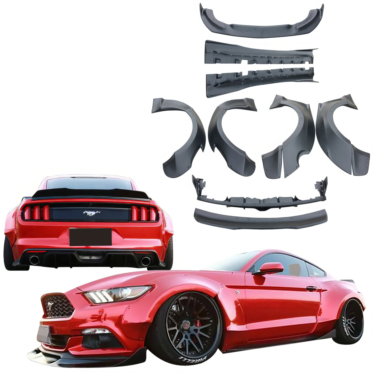 Modify your Ford Mustang 2015 with our Exterior/Wings - 