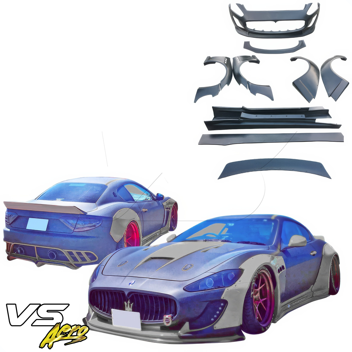 Modify your Maserati GranTurismo 2008 with our Exterior/Wings - 