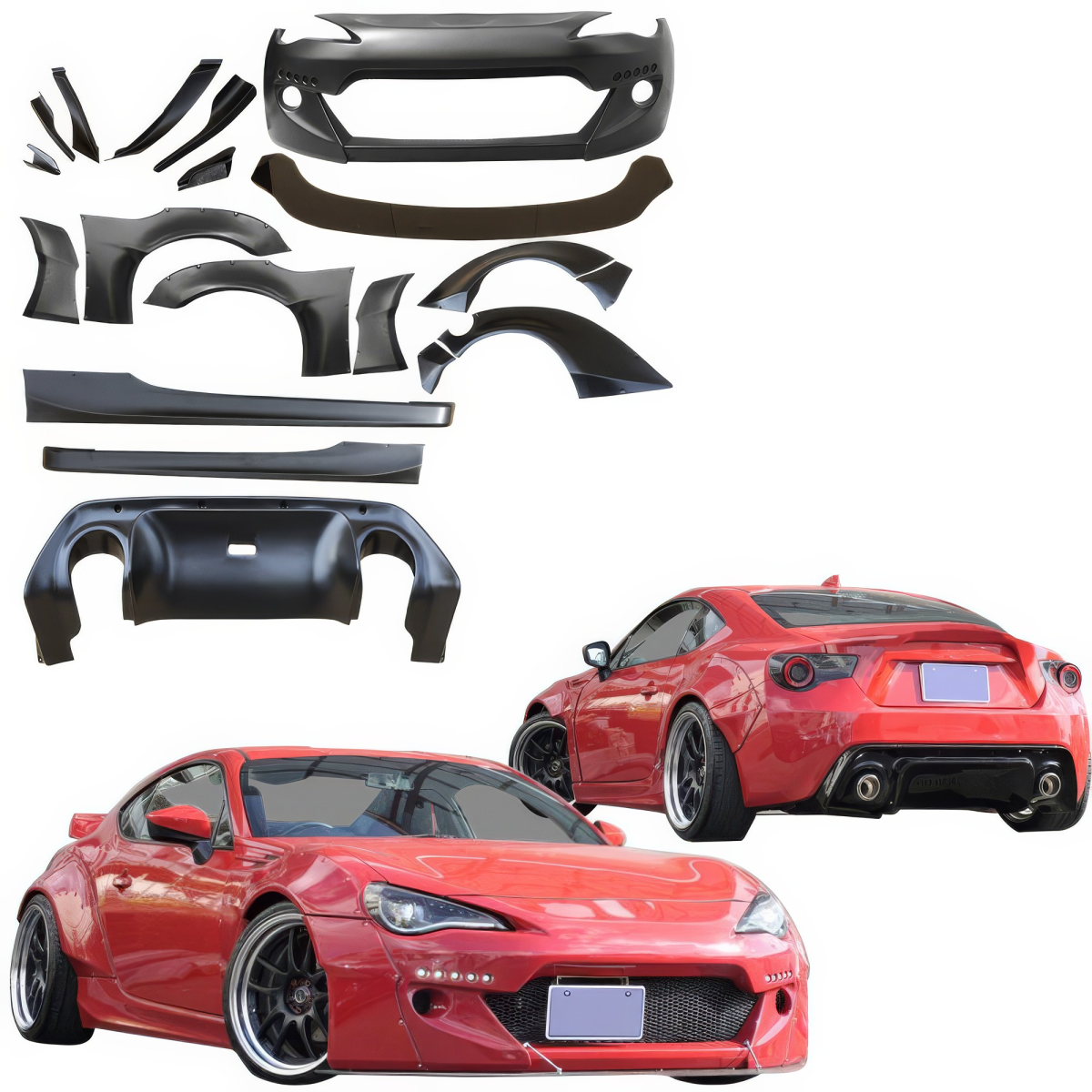 Modify your Toyota 86 2017 with our Exterior/Complete Body Kits - 