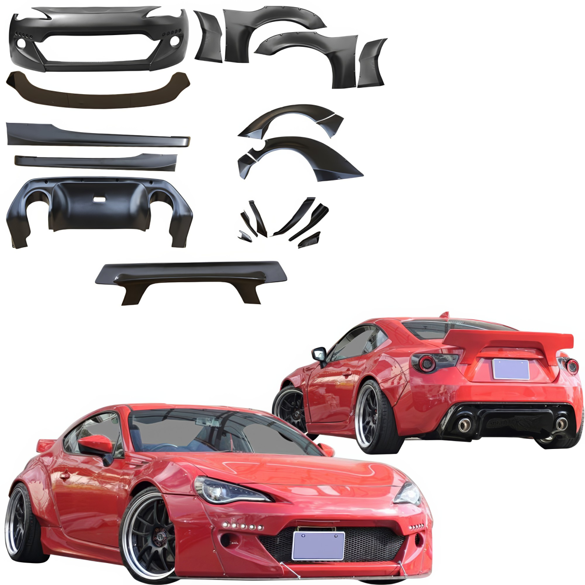 Modify your Toyota 86 2017 with our Exterior/Wings - 