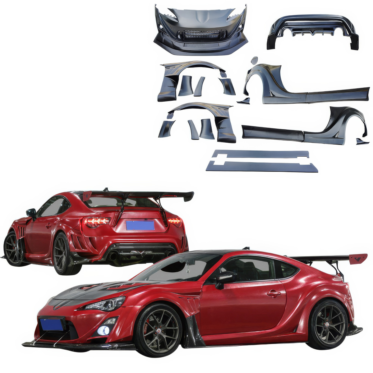 Modify your Subaru BRZ 2013 with our Exterior/Complete Body Kits - 