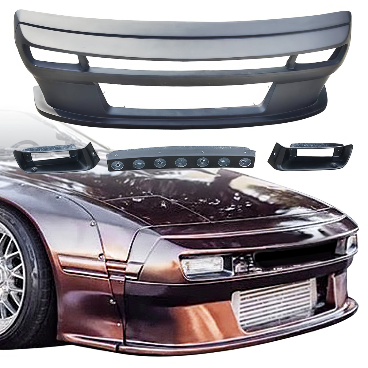 Modify your Mazda RX-7 1986 with our Exterior/Front Bumpers or Lips - 