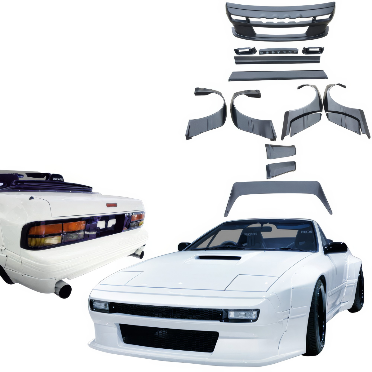 Modify your Mazda RX-7 1986 with our Exterior/Complete Body Kits - 