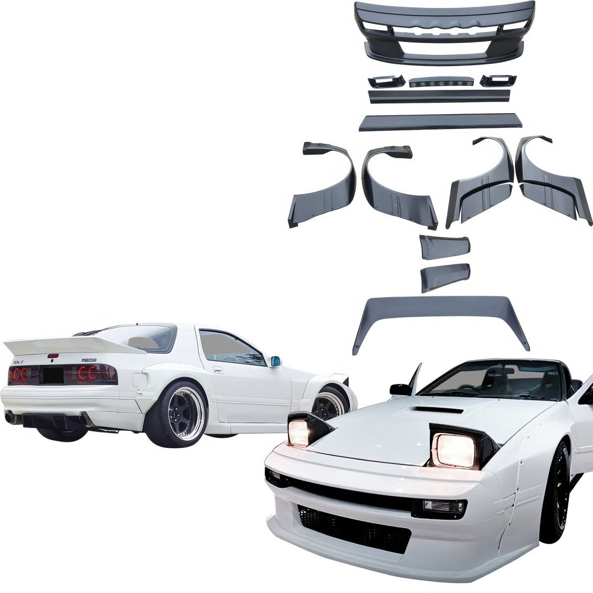 Modify your Mazda RX-7 1986 with our Exterior/Wings - 