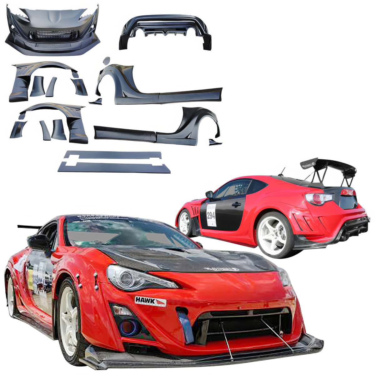 Modify your Toyota 86 2017 with our Exterior/Complete Body Kits - 