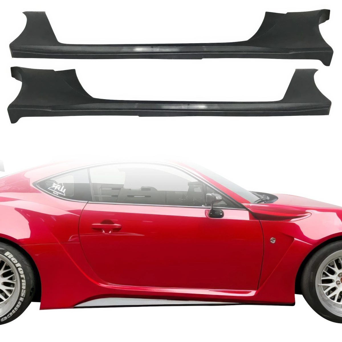 Modify your Toyota 86 2017 with our Exterior/Side Skirts - 4