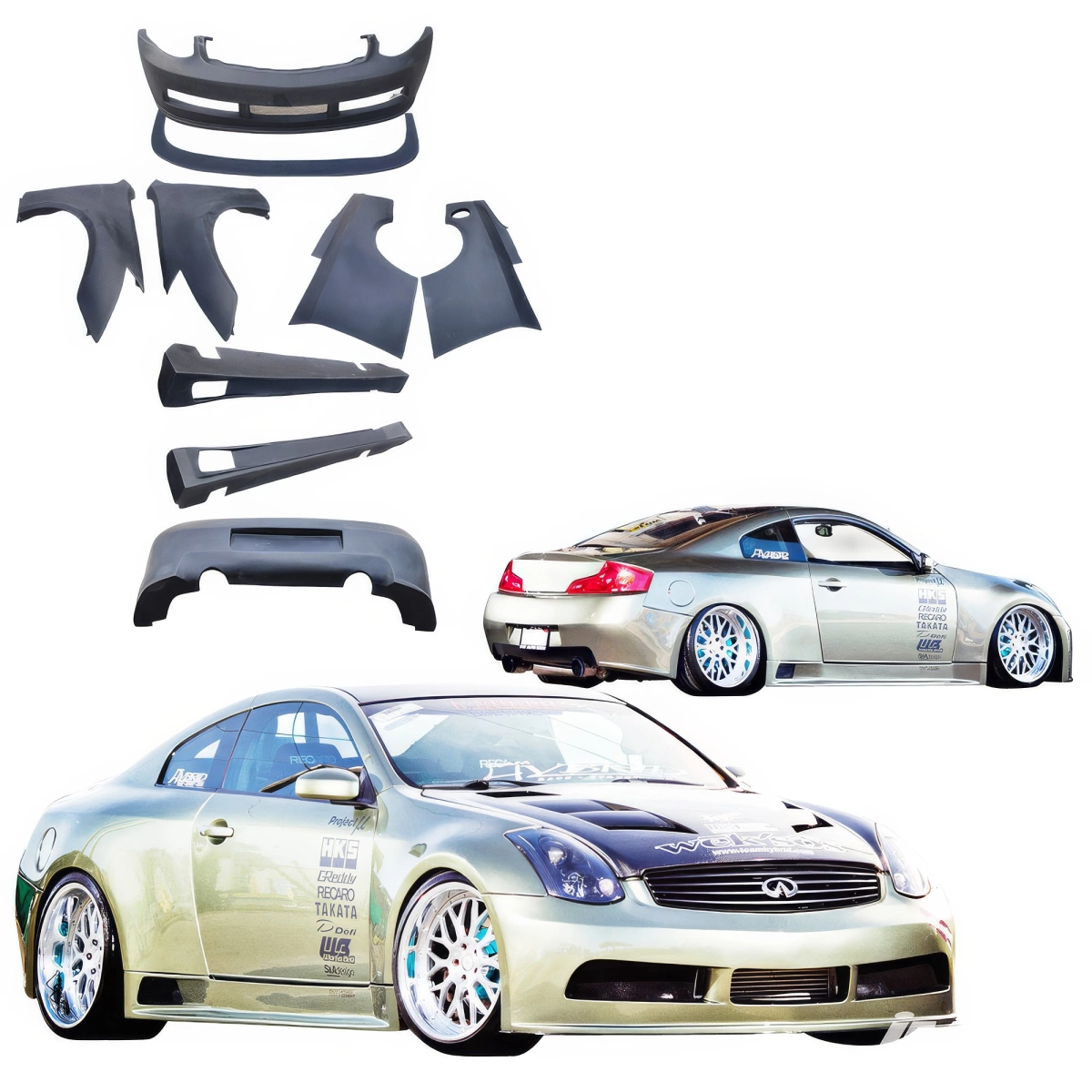 Modify your Infiniti G35 2003 with our Exterior/Complete Body Kits - 1