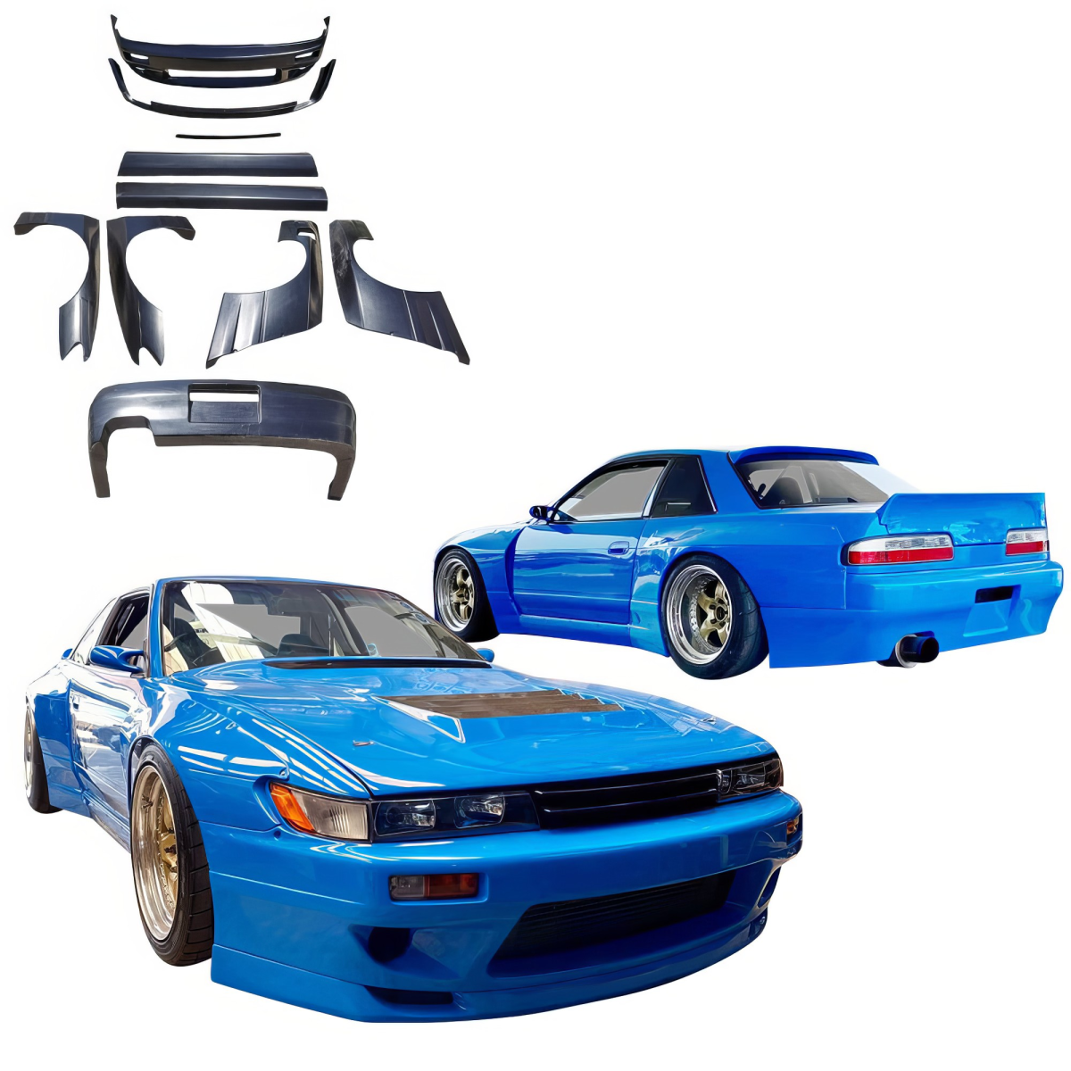 Modify your Nissan Silvia 1989 with our Exterior/Complete Body Kits - 