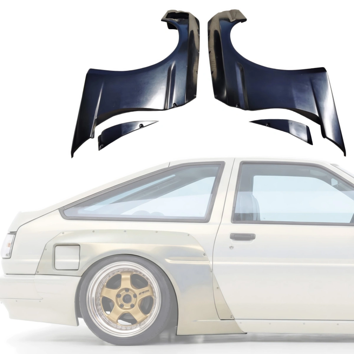 Modify your Toyota Corolla 1984 with our Exterior/Complete Body Kits - 1