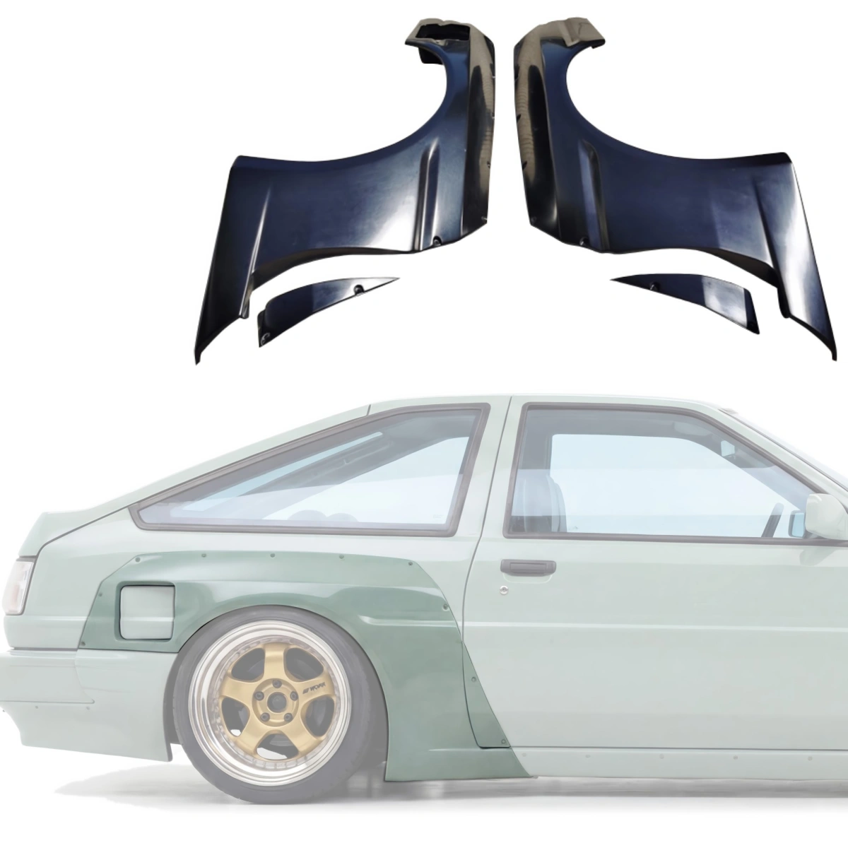 Modify your Toyota Corolla 1984 with our Exterior/Complete Body Kits - 18