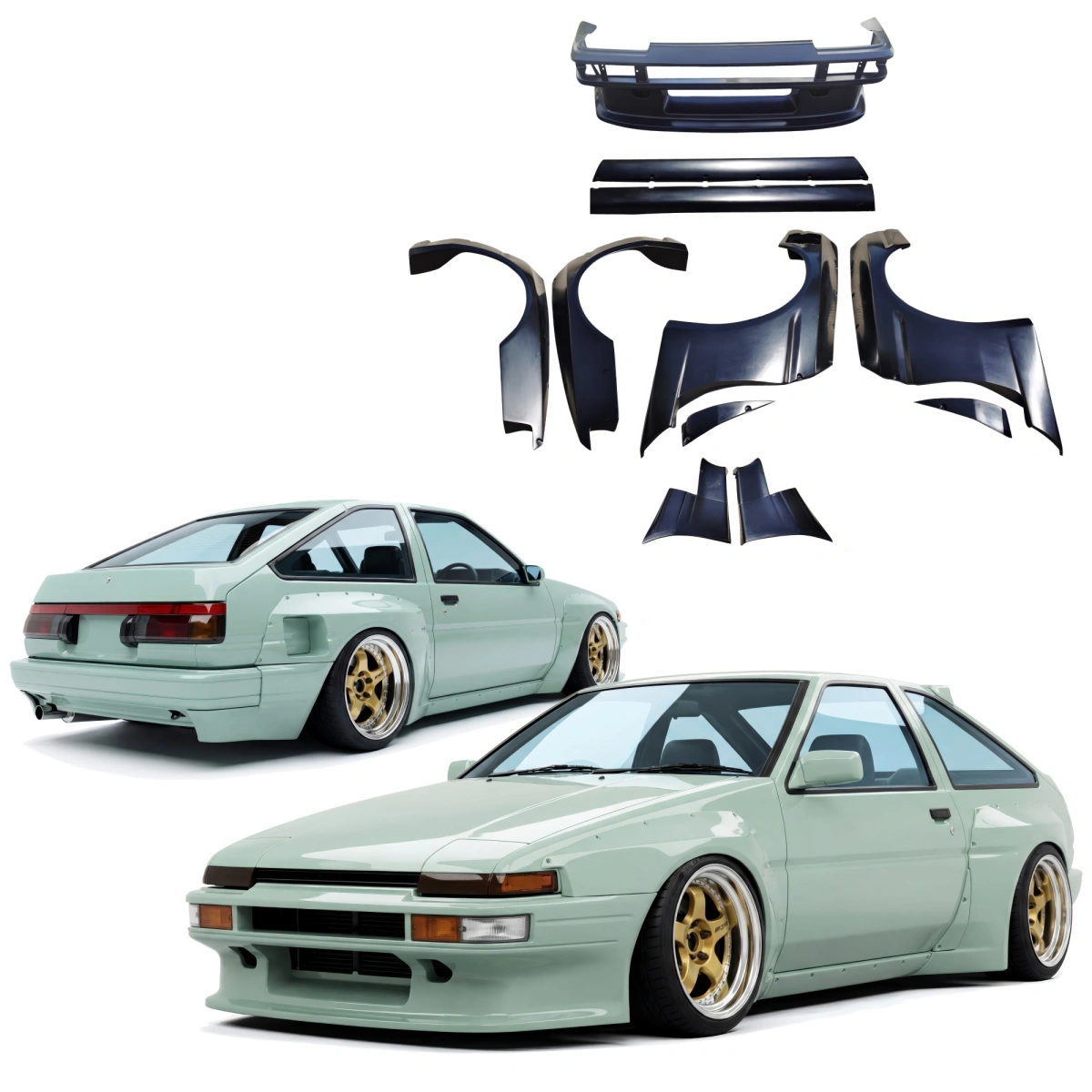 Modify your Toyota Corolla 1984 with our Exterior/Complete Body Kits - 5