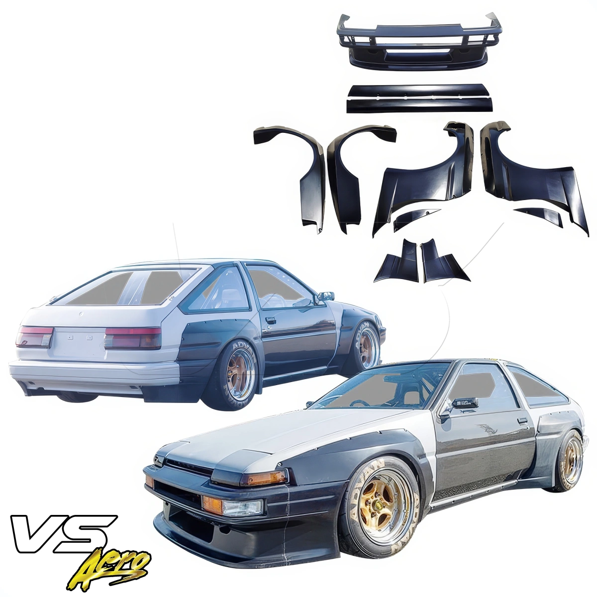 Modify your Toyota Corolla 1984 with our Exterior/Complete Body Kits - 8