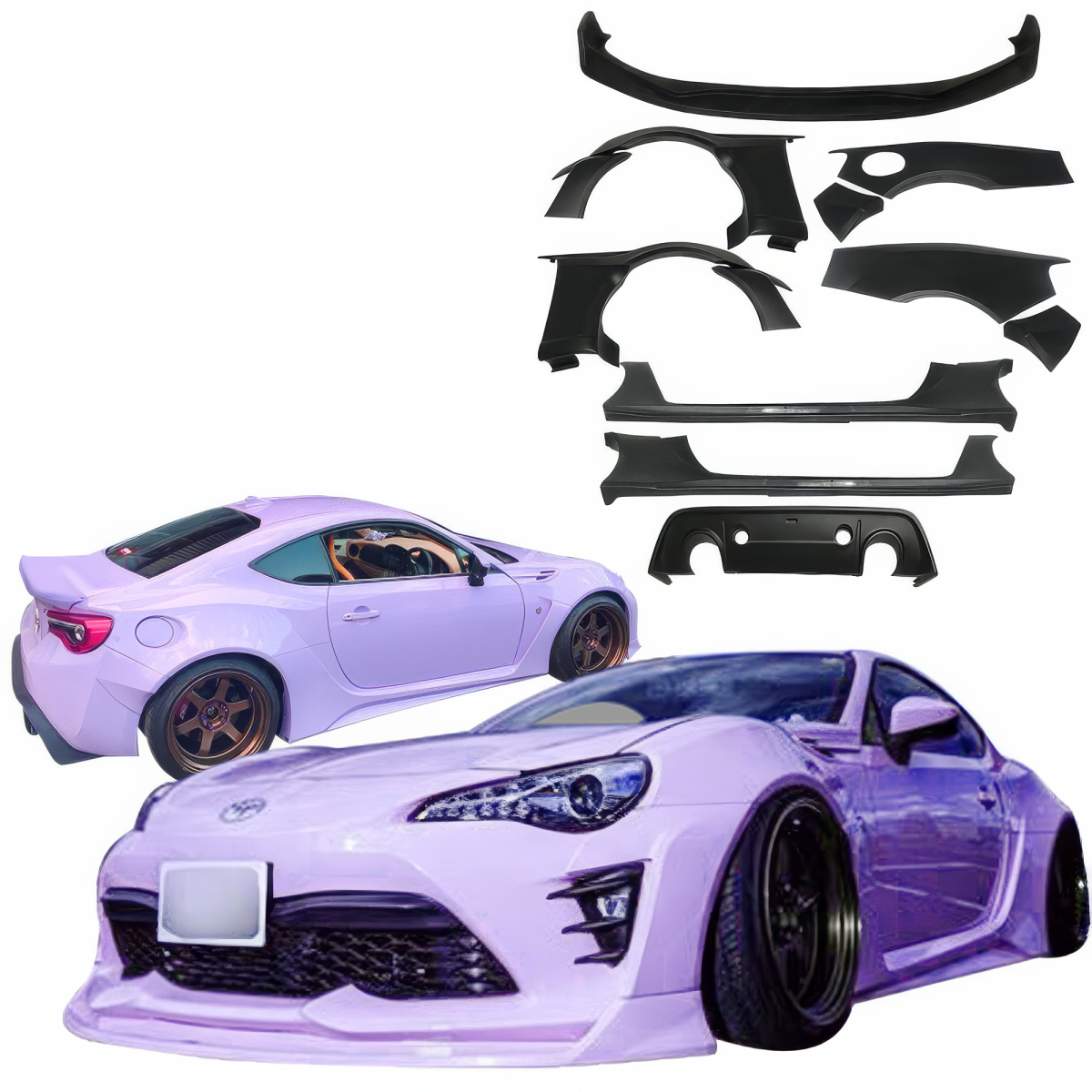 Modify your Subaru BRZ 2013 with our Exterior/Complete Body Kits - 