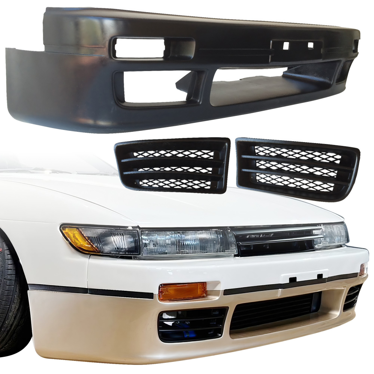 Modify your Nissan Silvia 1989 with our Exterior/Front Bumpers -
