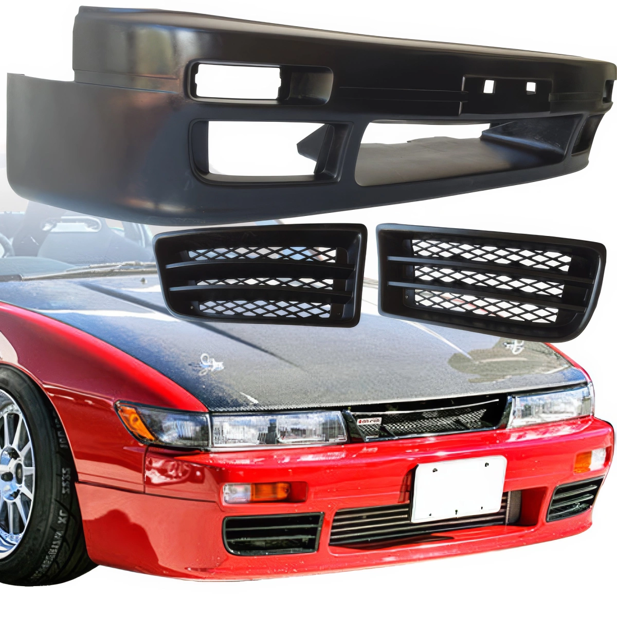 Modify your Nissan Silvia 1989 with our Exterior/Front Bumpers - 12