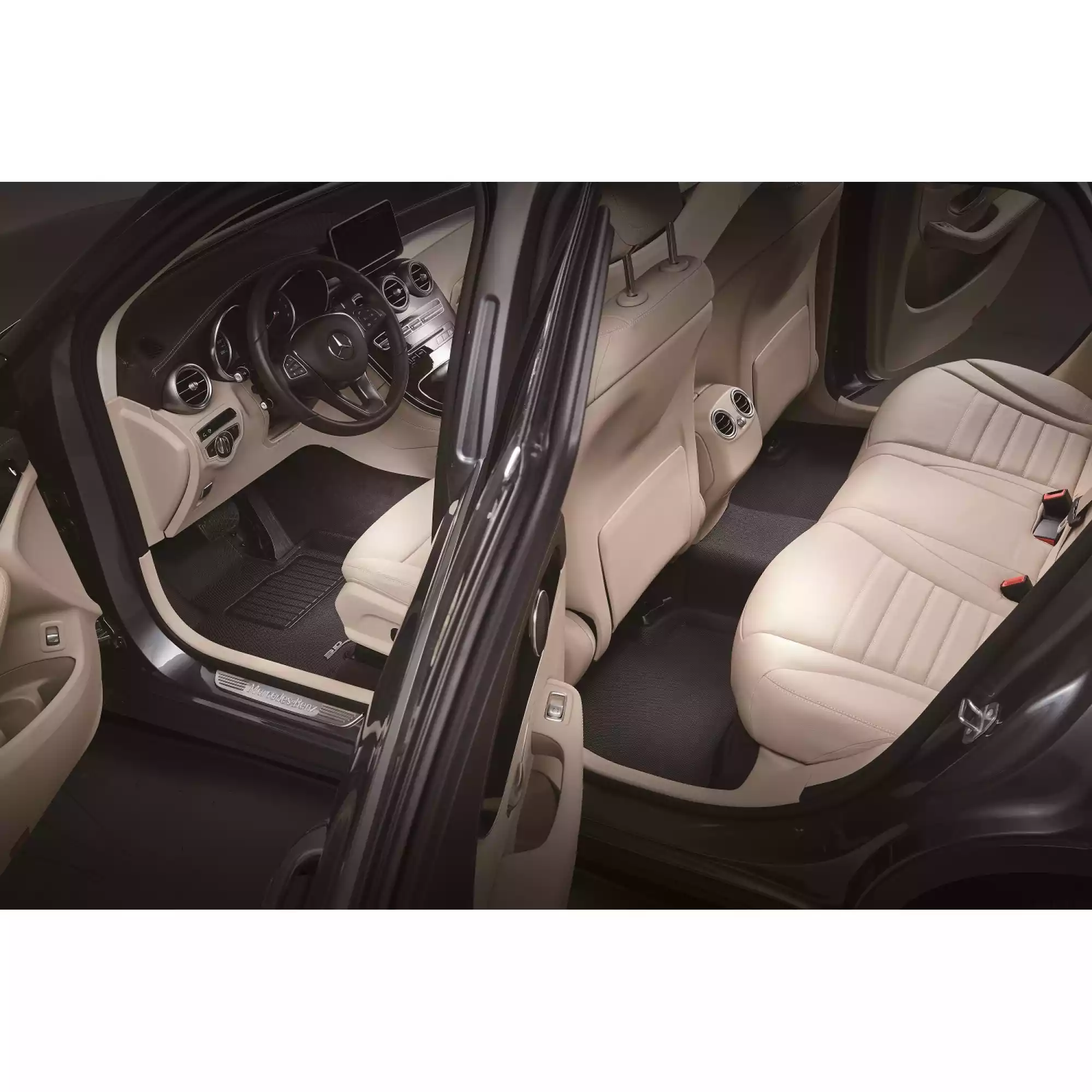 3D MAXpider for NISSAN FRONTIER CREW CAB 2022-2024 KAGU BLACK R1 R2 Floor Mat- - Foto 2 di 6