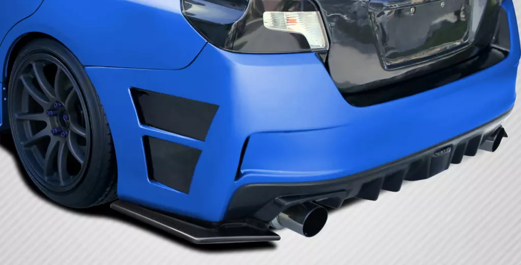 2015-2021 Subaru WRX Carbon Creations NBR Concept Rear Splitters 2 Piece (S) - Image 1