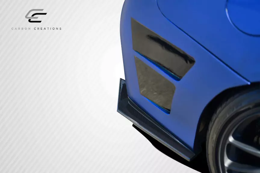 2015-2021 Subaru WRX Carbon Creations NBR Concept Rear Splitters 2 Piece (S) - Image 2