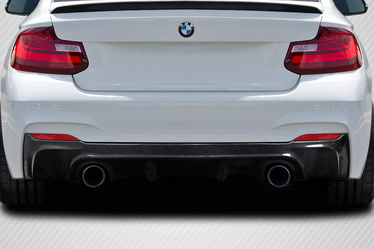 2014-2021 BMW 2 Series F22 F23 Carbon Creations 3DS Rear Diffuser 1 Piece ( M Sport Bumper Only ) - Image 1