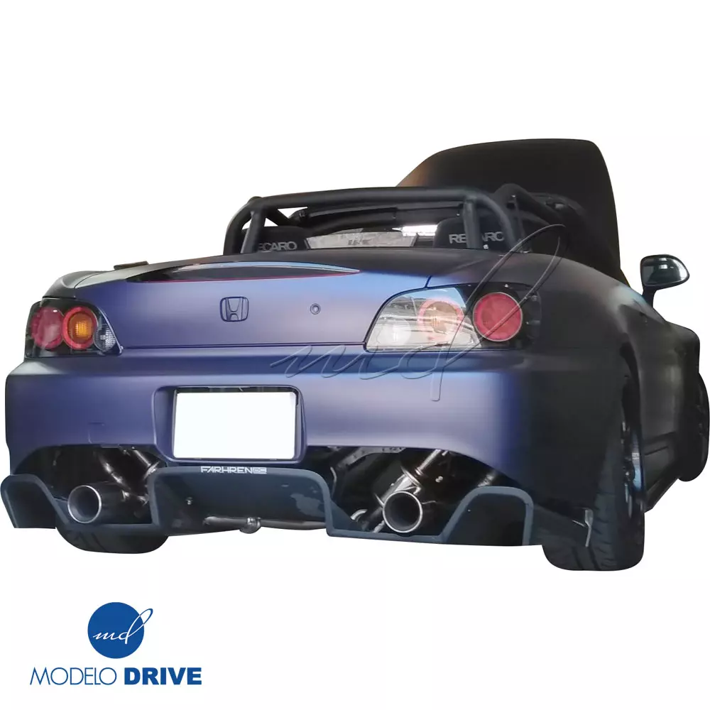 ModeloDrive Carbon Fiber SPOO Diffuser (rear) > Honda S2000 AP1 2000-2009 - Image 2