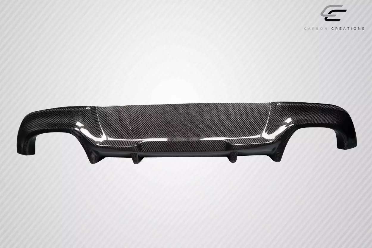 2010-2016 Hyundai Genesis Coupe Carbon Creations Twins Rear Diffuser 1 Piece - Image 2