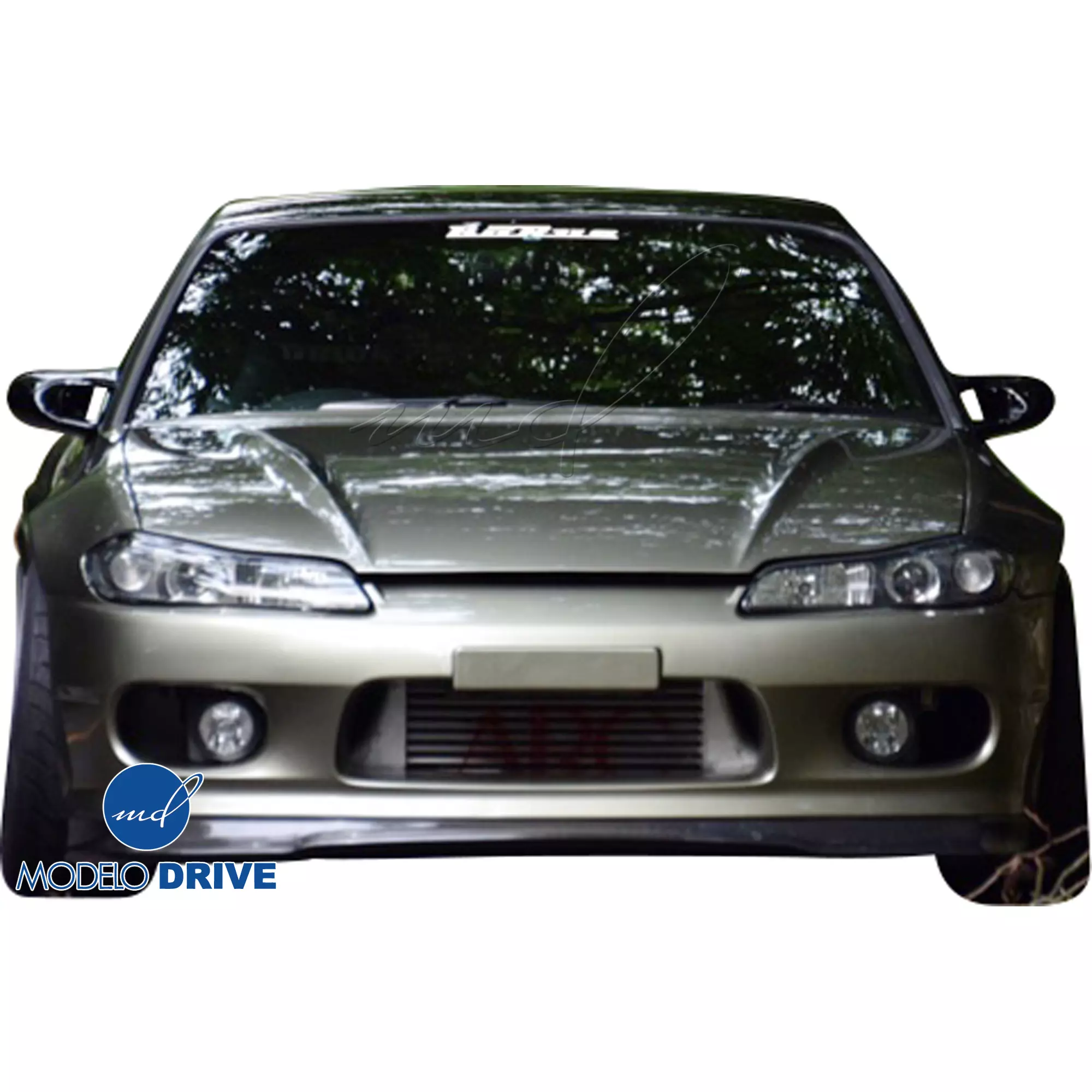 ModeloDrive Carbon Fiber AFLU Front Lip Diffuser > Nissan Silvia S15 1999-2002 - Image 4