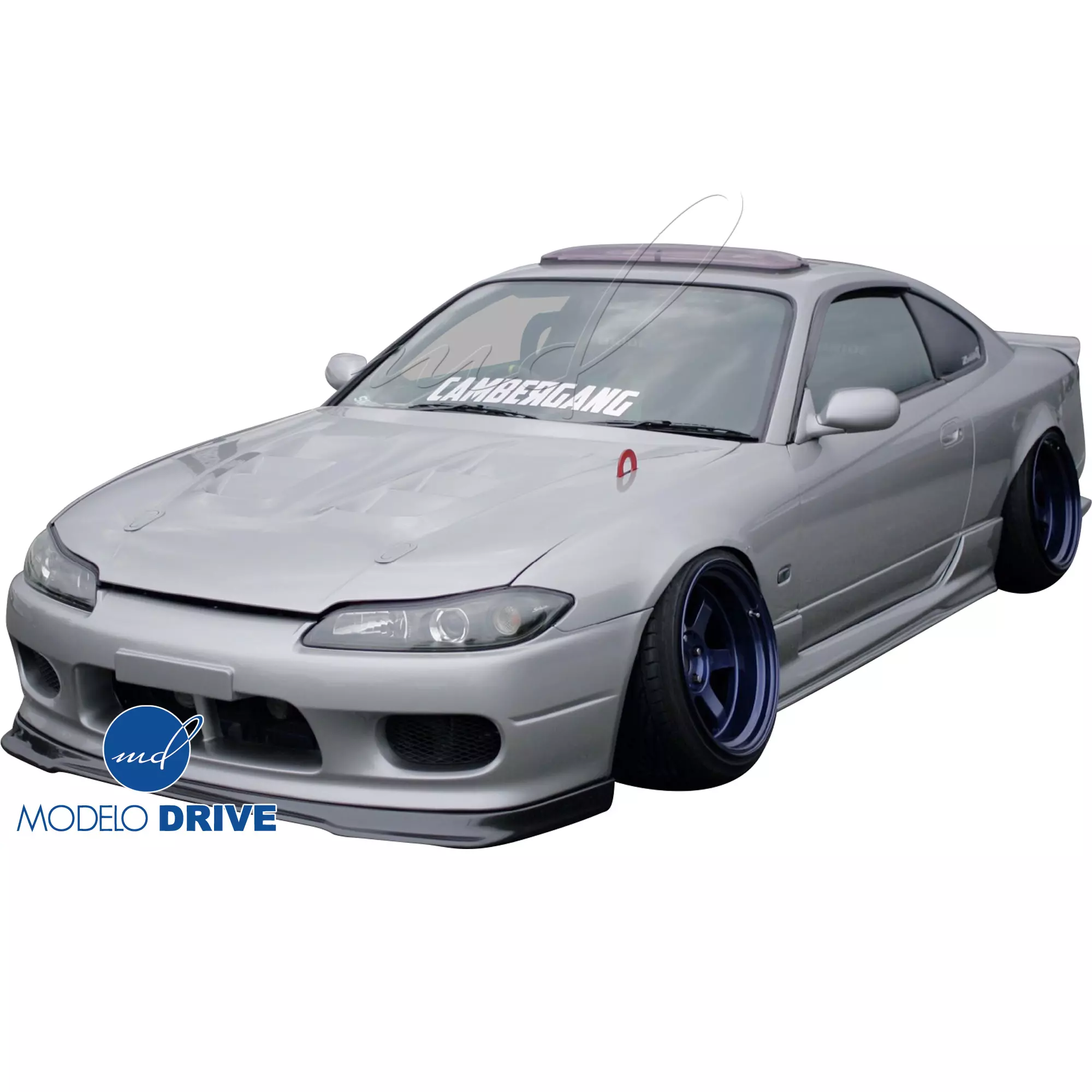ModeloDrive Carbon Fiber AFLU Front Lip Diffuser > Nissan Silvia S15 1999-2002 - Image 14