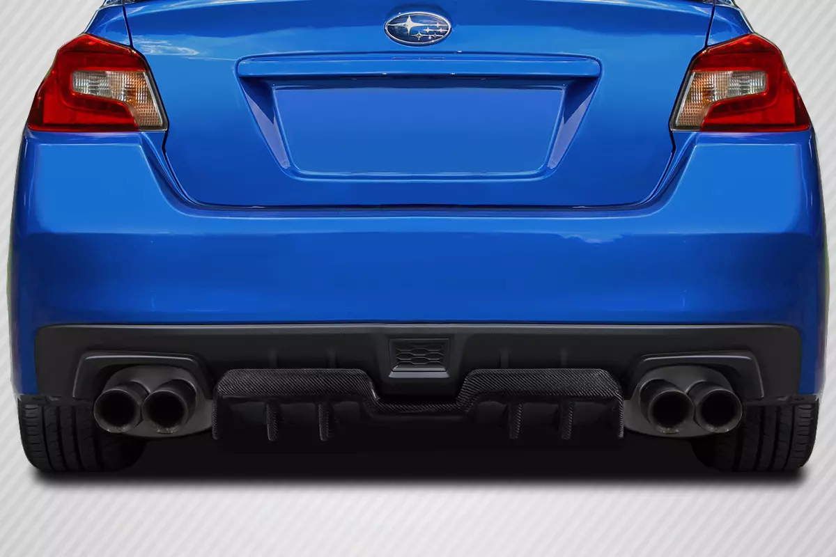 2015-2021 Subaru WRX STI Carbon Creations Empire Rear Diffuser 1 Piece - Image 4