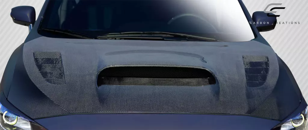 2015-2021 Subaru WRX Carbon Creations NBR Concept Hood 1 Piece - Image 4