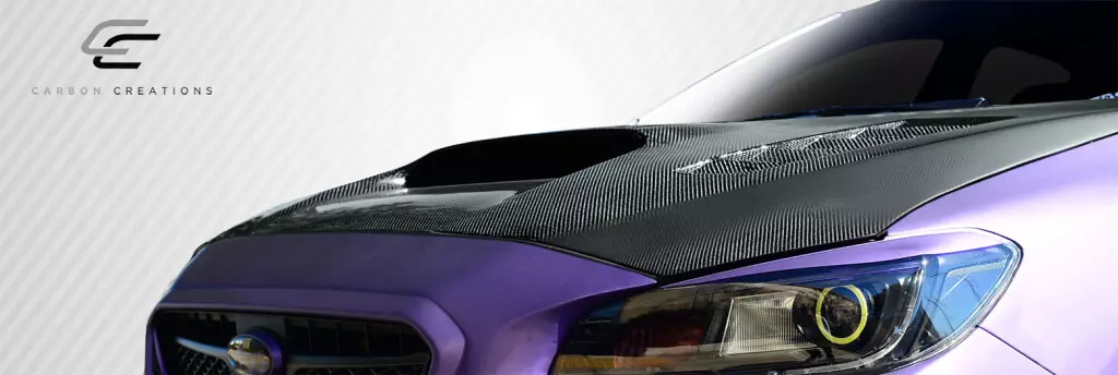 2015-2021 Subaru WRX Carbon Creations NBR Concept Hood 1 Piece - Image 5
