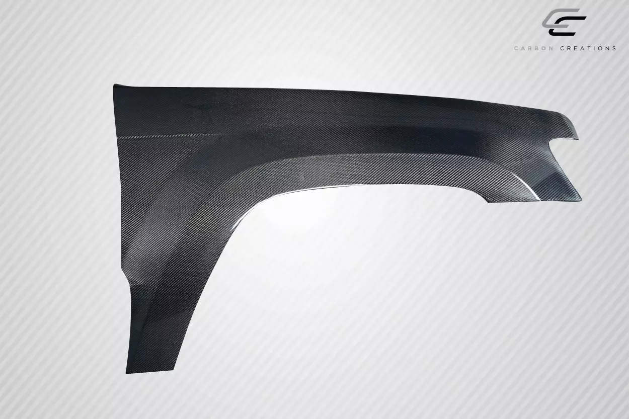 2005-2010 Jeep Grand Cherokee Carbon Creations OEM Look Front Fenders 2 Pieces - Image 2