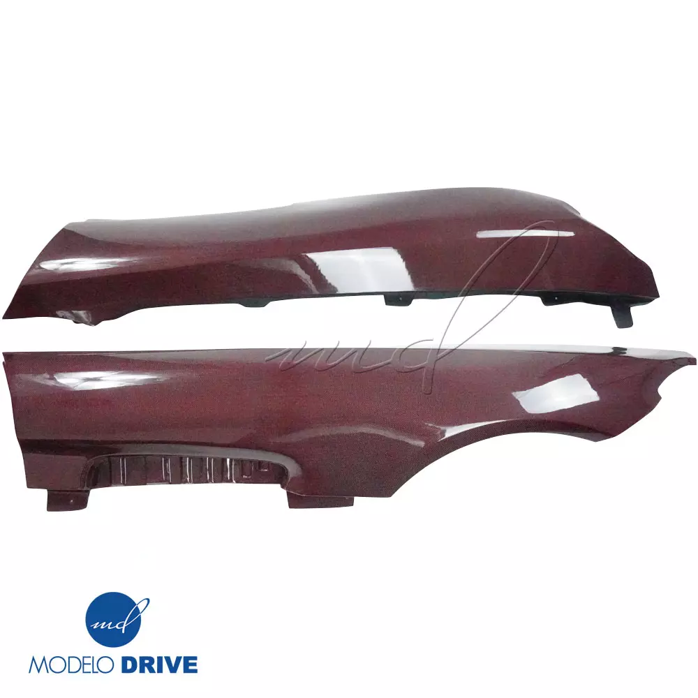ModeloDrive Carbon Fiber BLK-GT Wide Body Fenders (front) > Mercedes-Benz SLS AMG (R197) 2011-2014 - Image 2