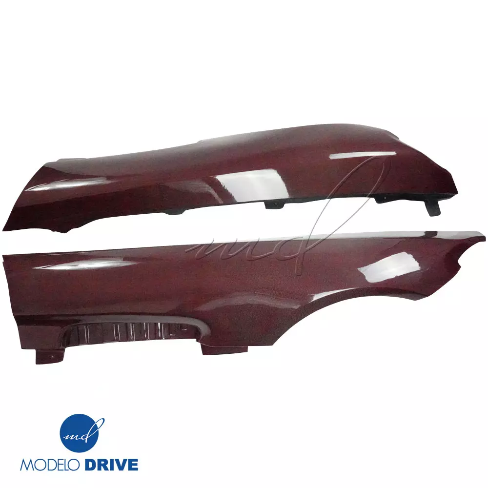 ModeloDrive Carbon Fiber BLK-GT Wide Body Fenders (front) > Mercedes-Benz SLS AMG (R197) 2011-2014 - Image 8