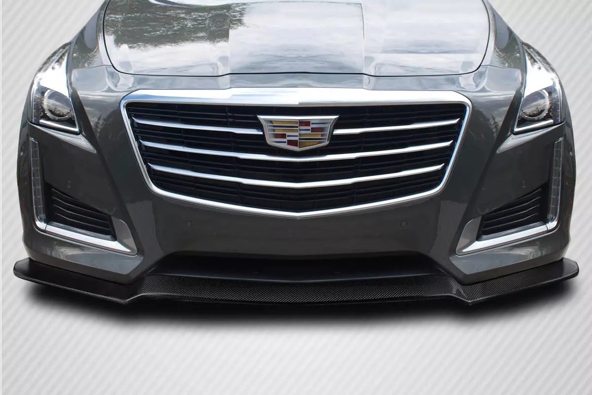 2014-2019 Cadillac CTS Carbon Creations Alpha Front Lip Spoiler Air Dam 1 Piece - Image 1