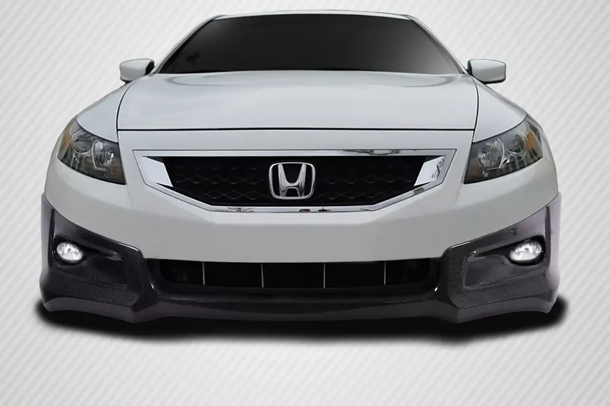 2008-2010 Honda Accord 2DR Carbon Creations HFP V2 Look Front Lip Under Spoiler Air Dam 1 Piece - Image 1