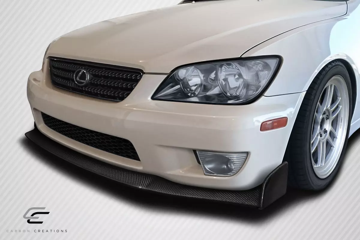 2000-2005 Lexus IS Series IS300 Carbon Creations Type JS Front Lip Under Spoiler 1 Piece - Image 2