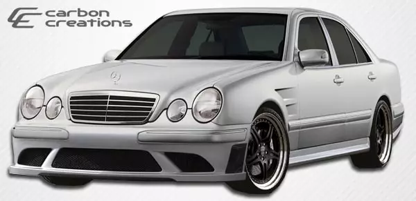 2000-2002 Mercedes E Class W210 Carbon Creations Morello Edition Front Bumper Cover 1 Piece - Image 9