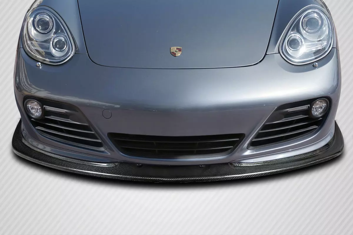 2006-2010 Porsche Cayman Carbon Creations Motox Front Lip Spoiler Air Dam 1 Piece - Image 1