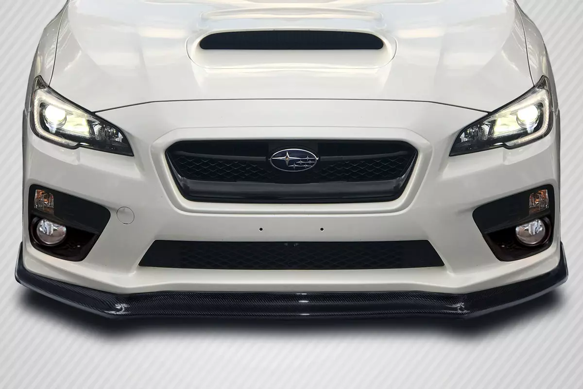 2015-2017 Subaru WRX STI Carbon Creations C Speed Front Lip Under Spoiler 1 Piece - Image 1