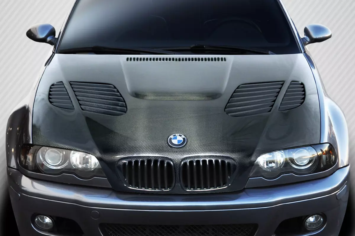 2001-2006 BMW M3 E46 2DR Carbon Creations DriTech GTR Hood 1 Piece - Image 1