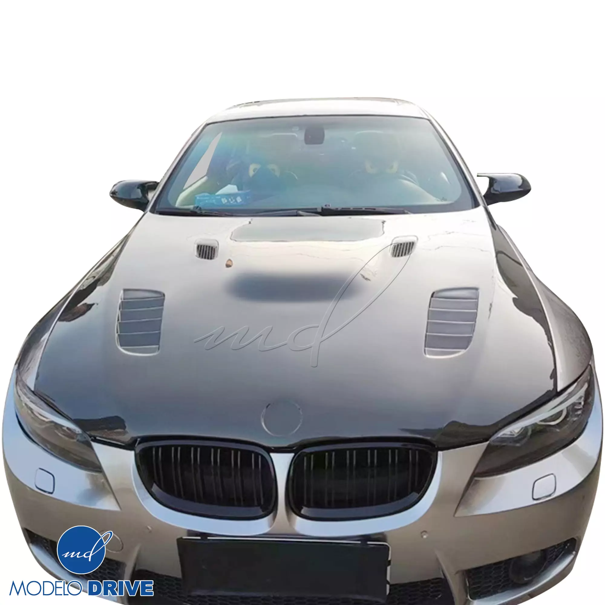 ModeloDrive Carbon Fiber VORT Hood > BMW M3 E92 E93 2008-2013 - Image 18