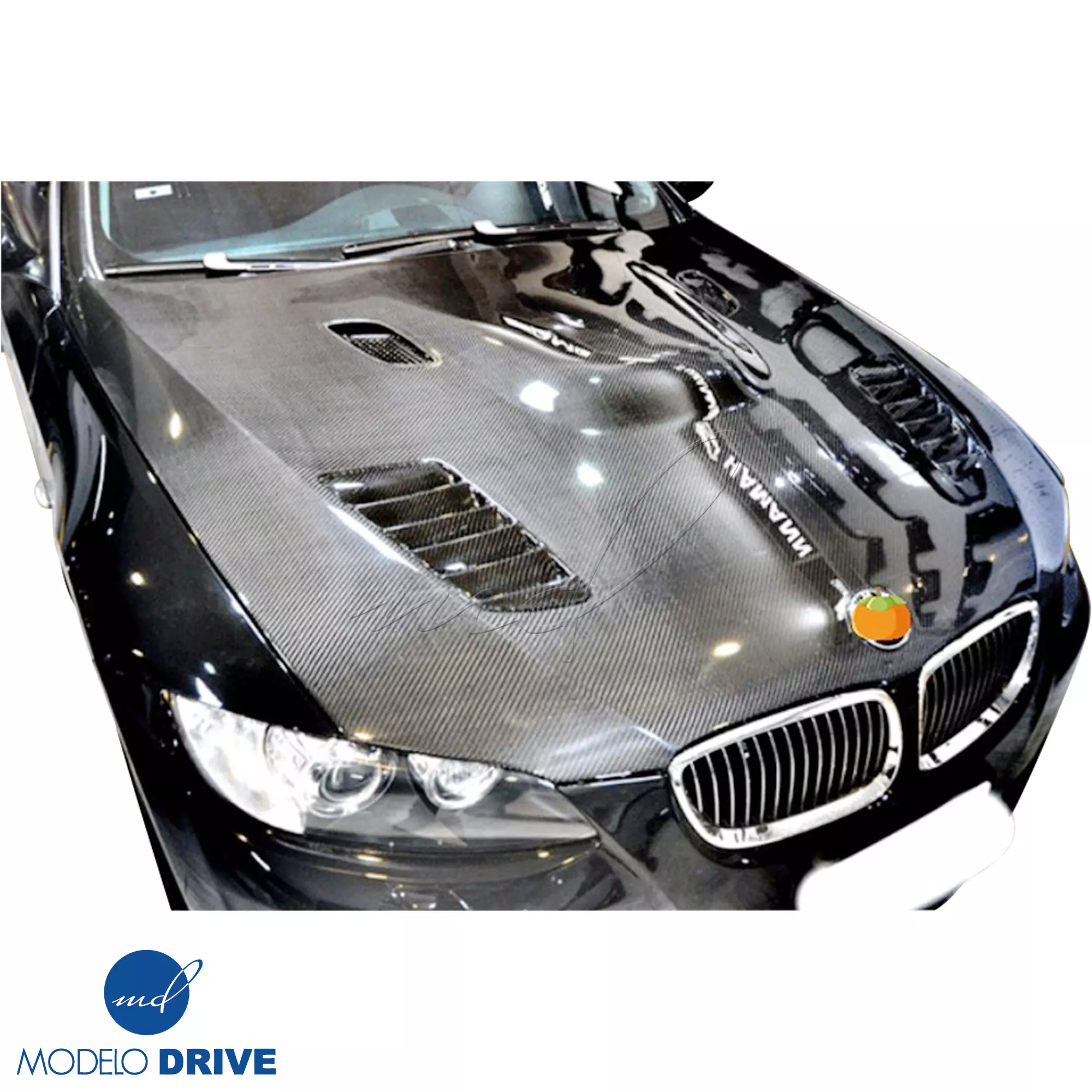 ModeloDrive Carbon Fiber VORT Hood > BMW M3 E92 E93 2008-2013 - Image 20