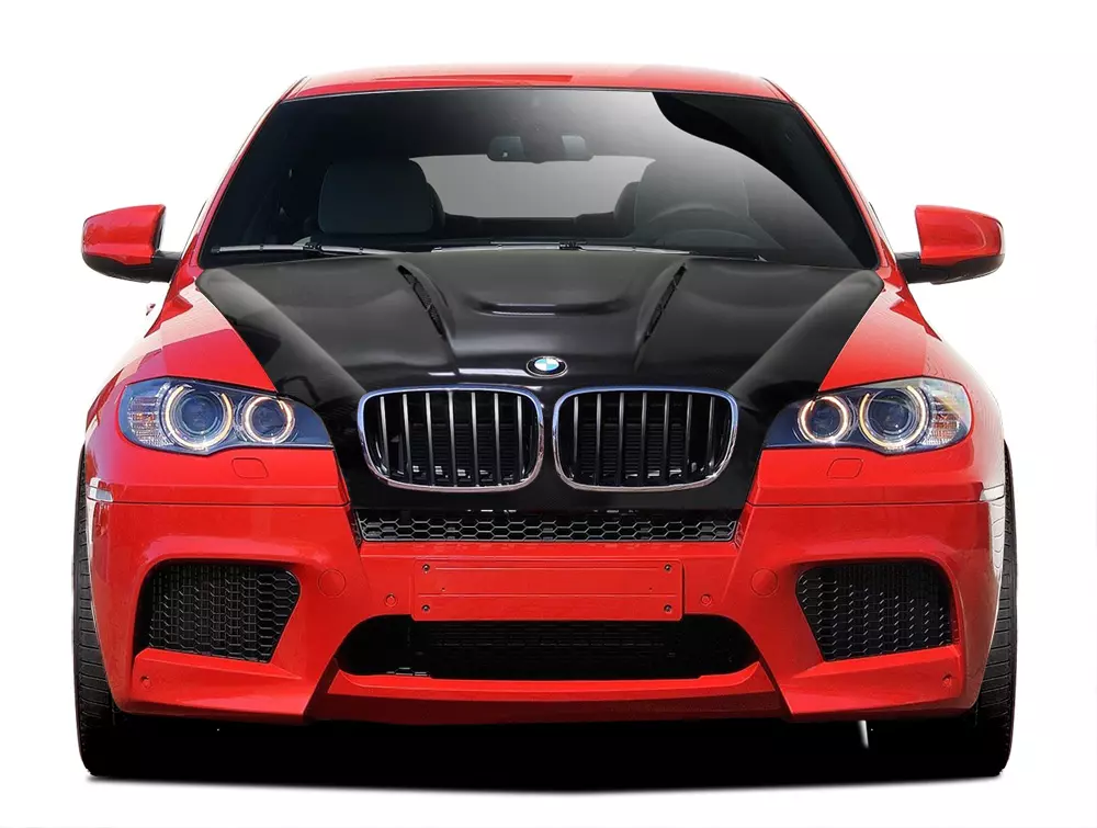 2008-2014 BMW X6 X6M E71 2007-2013 BMW X5 E70 Carbon AF-5 Hood ( CFP ) 1 Piece - Image 1