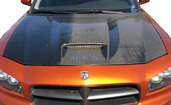 2006-2010 Dodge Charger Carbon Creations SRT Look Hood 1 Piece - Image 1
