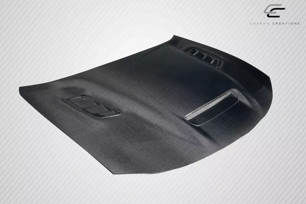 2015-2023 Dodge Charger Carbon Creations Hellcat Redeye Look Hood 2 Pieces - Image 4