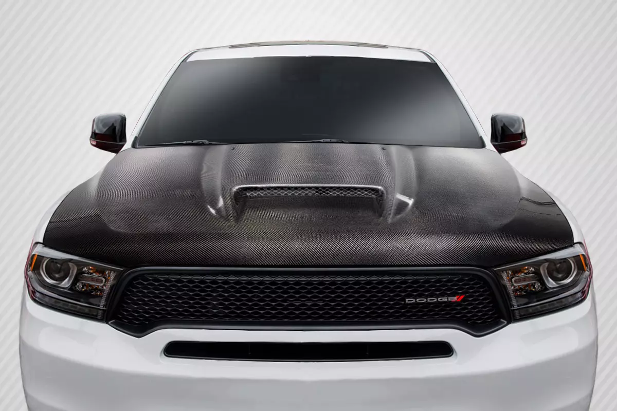 2011-2023 Dodge Durango Carbon Creations SRT Look Hood 1 Piece - Image 1